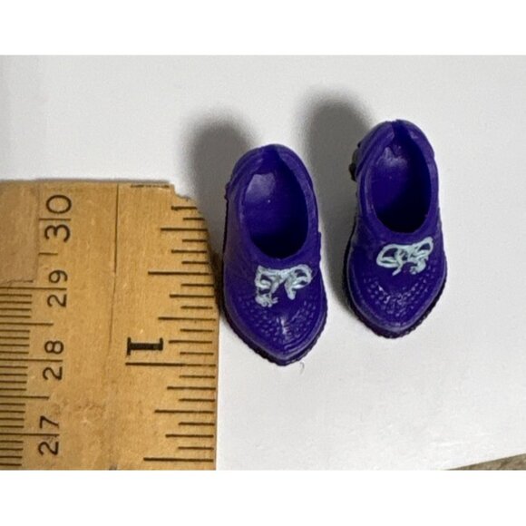 Monster High Purple Shoes Spider Laces Black Heel For Twyla Boogeyman 13 Wishes - Picture 7 of 8